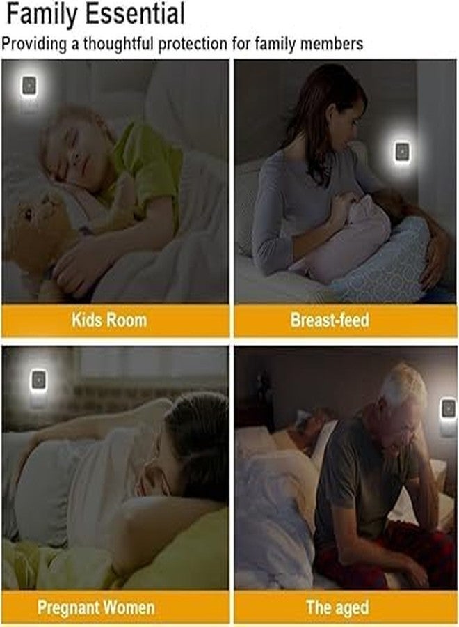Nexosity Smart LED Night Lights Pack of 3 Auto Sensor Plug-in Night Lamps for Home, Bedroom, Hallway, Bathroom | Energy Efficient - Image 4